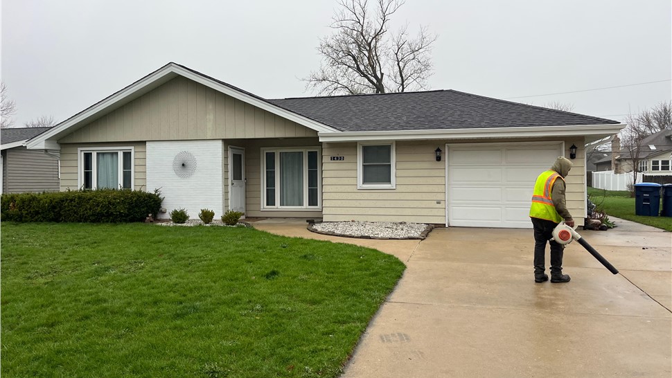 Roofing, Storm Damage Project in Darien, Illinois by TTLC, Inc