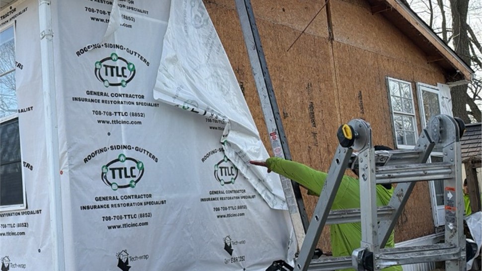 Siding, Storm Damage Project in Gardner, Illinois by TTLC, Inc