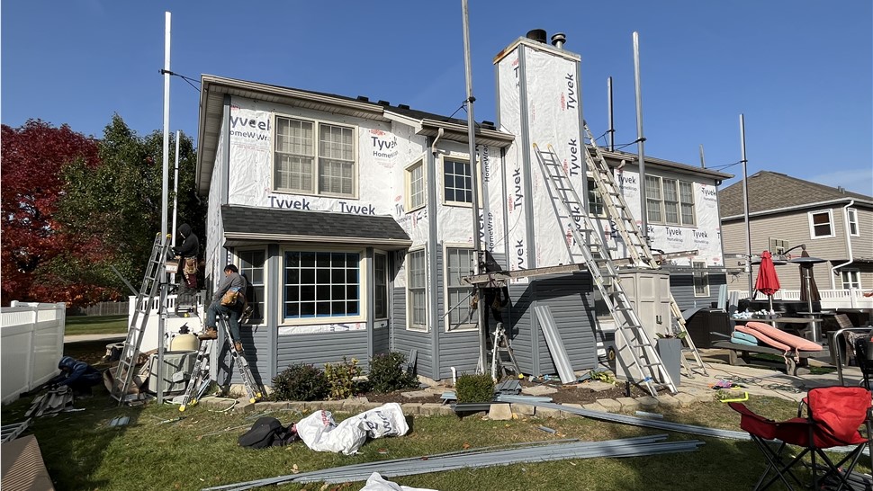 Woodale, Bloomingdale, Grayslake, Joliet, Plainfield, satisfied customer, seamless gutters, siding hail damage, siding repair, roofing repair, seamless gutter systems, affordable, wind damage.