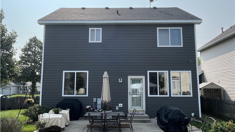 Home siding project in Plainfield Illinois; Variform siding project in Plainfield, Illinois; Variform siding installation in Twilight Shadow in Plainfield, Illinois