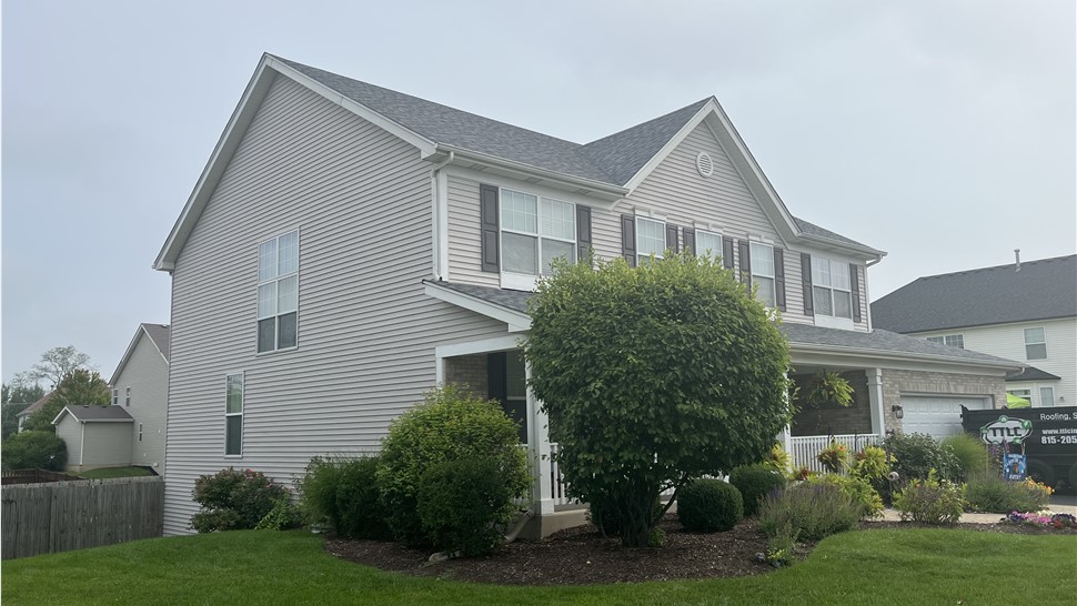 Roofing Installation Plainfield Illinois Owens Corning Shingles, "Slatestone Grey"