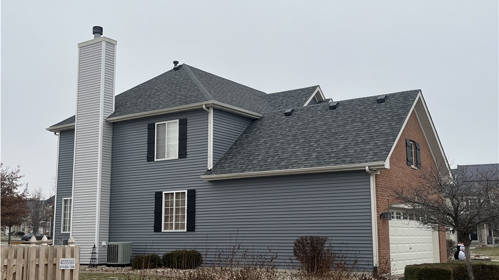 Woodale, Bloomingdale, Grayslake, Joliet, Plainfield, satisfied customer, seamless gutters, siding hail damage, siding repair, roofing repair, seamless gutter systems, affordable, wind damage.
