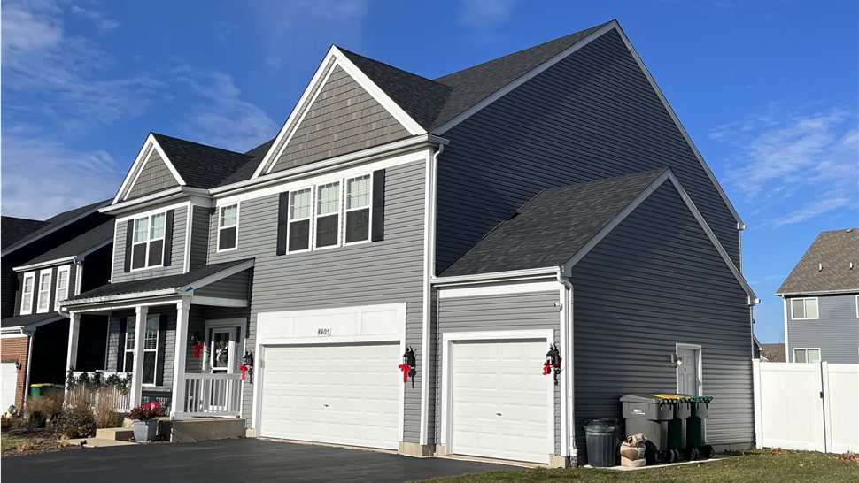 Back angle, siding job, efficient, organized, patient, informed, dedicated, well respected, well reviewed, industry leader.