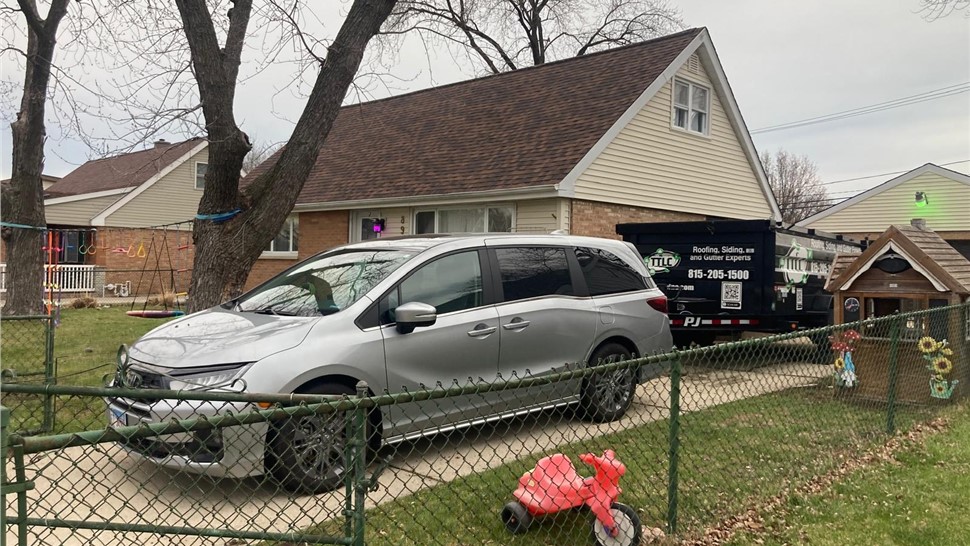 Roofing, Storm Damage Project in Bridgeview, IL by TTLC, Inc