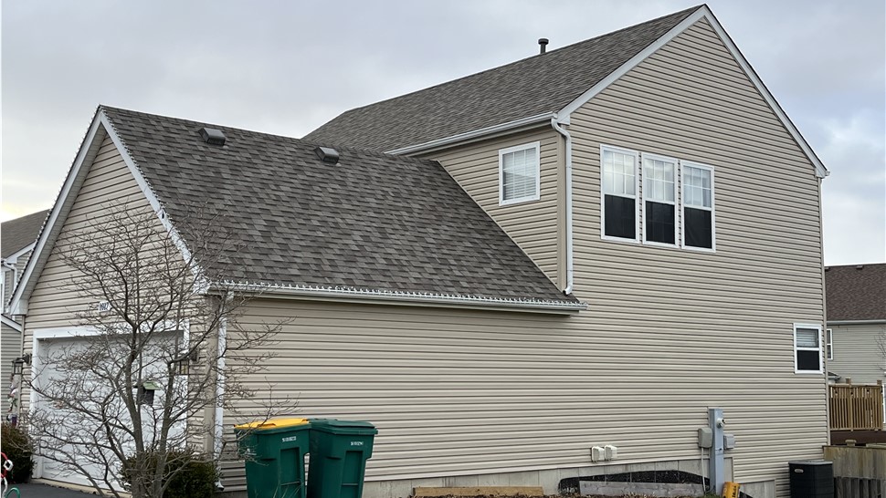 Woodale, Bloomingdale, Grayslake, Joliet, Plainfield, satisfied customer, seamless gutters, siding hail damage, siding repair, roofing repair, seamless gutter systems, affordable, wind damage.