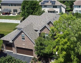 Plainfield Roof Aerial Picture; Plainfield Roof Replacement