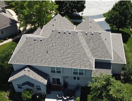 Plainfield Roof Aerial Picture; Plainfield Roof Replacement
