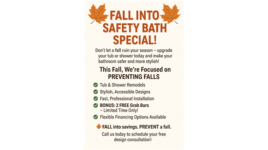 FALL Into Safety Bath Special!