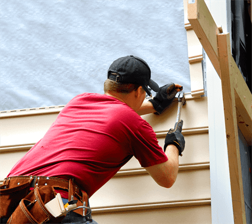 Siding installation
