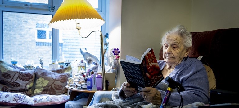 a lady whose family knows how you prepare your home for an elderly parent in her bedroom