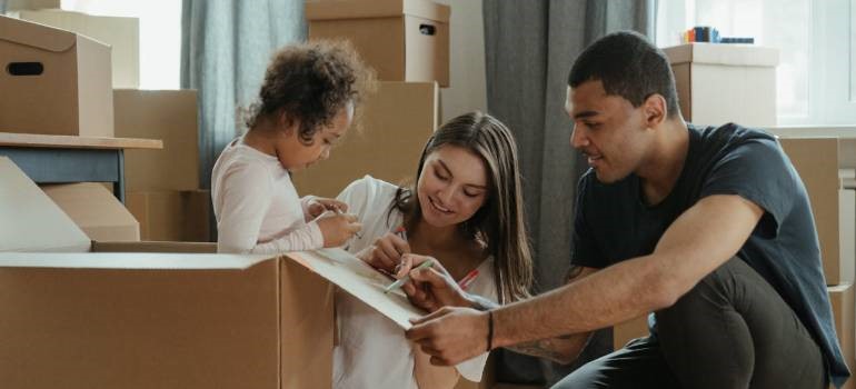 a couple after moving to Oakland with a family