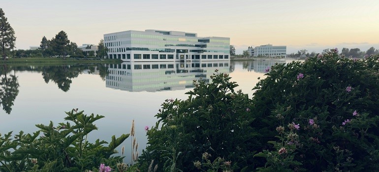 Modern office building r