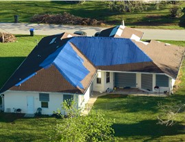 Storm Damage - Emergency Tarping Photo 100