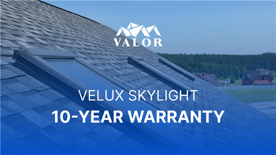 Velux Skylight 10 Year Warranty