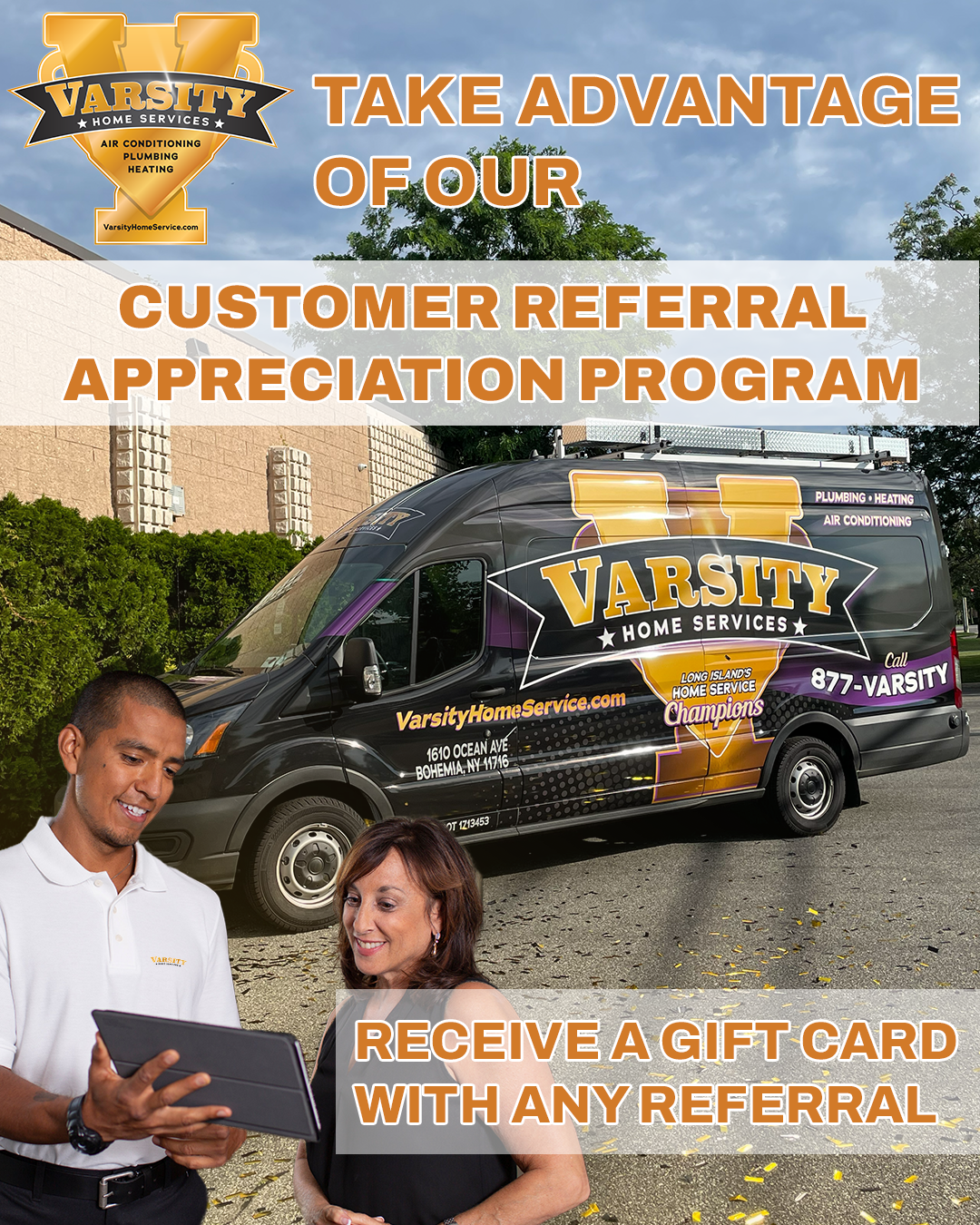 Varsity Home Services Refer & Earn Program — Turn Your Recommendations into Rewards! 🚨