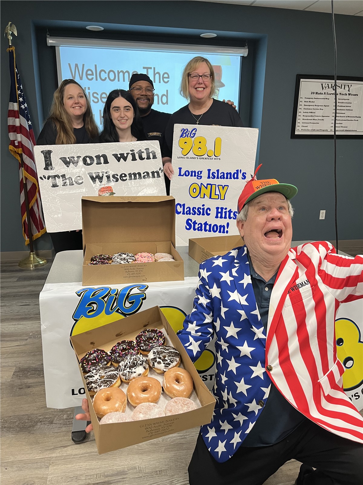 We’re 98.1’s Office of the Week — And Yes, There Were Donuts