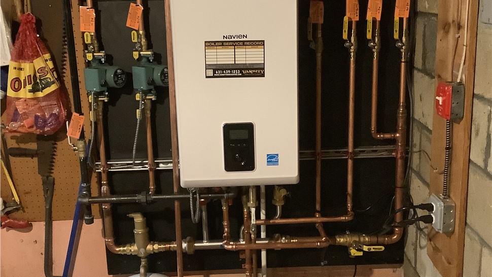 Heating, Plumbing Project in Northport, New York by Varsity Home Service