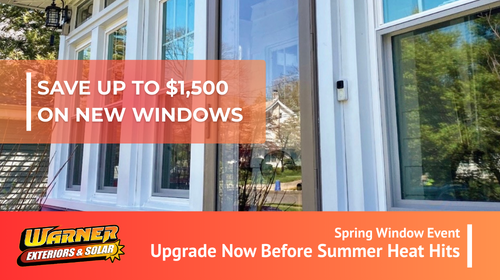 New Jersey home with energy-efficient windows and insulation installed by Warner Exteriors during winter for improved comfort and energy savings.