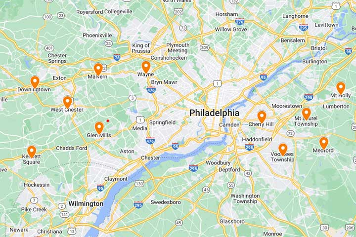 Service Area Map
