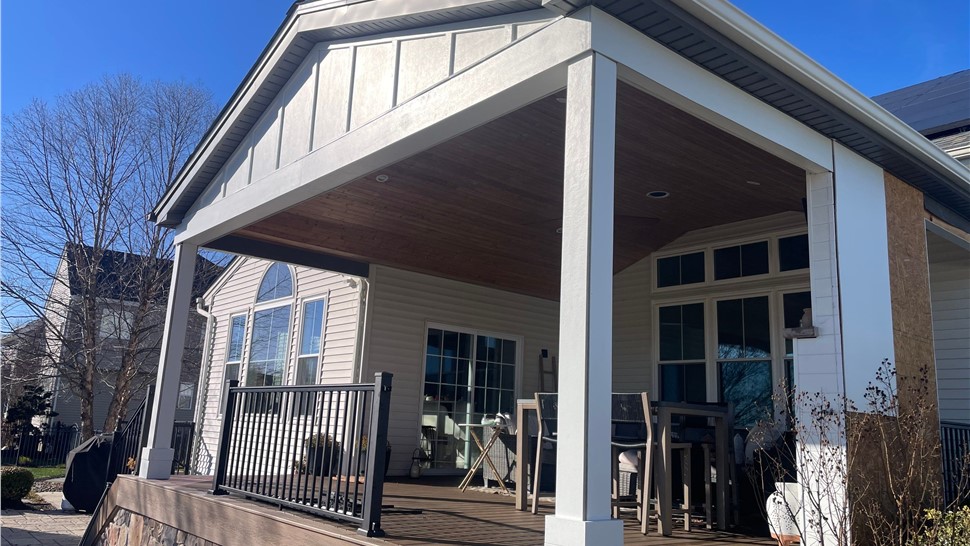 Metal roof deck integrated with asphalt roof in Clarksboro NJ