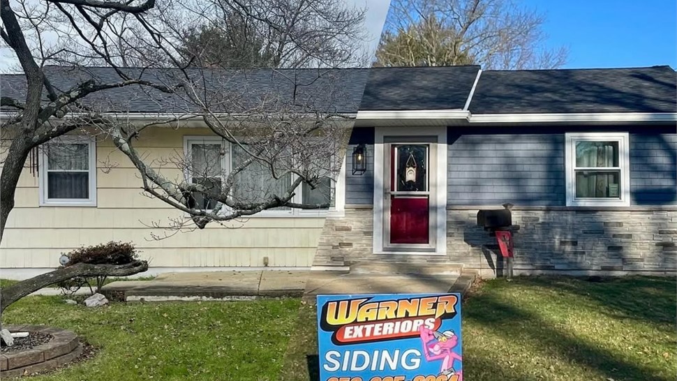 Gutters, Siding Project in Stratford, New Jersey by Warner Exteriors & Solar