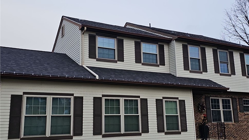 Asphalt roof replacement in Mt. Laurel NJ with new architectural shingles