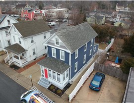 Old roof before replacement in Haddonfield NJ by Warner Exteriors