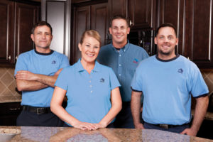 Local Cleveland movers in kitchen