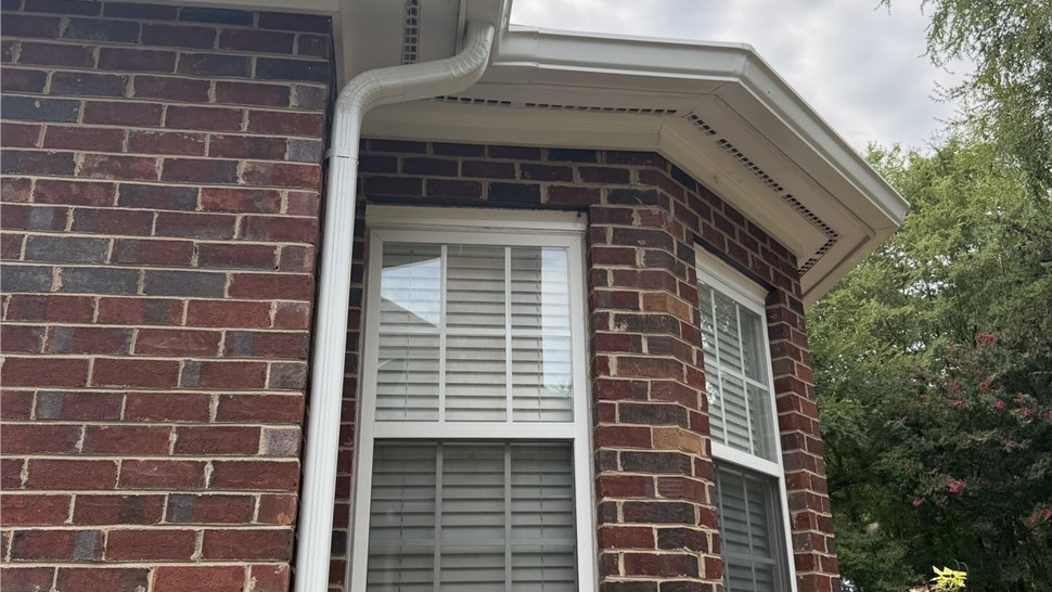 Gutters Project in Huntersville, North Carolina by Well Krafted Roofing