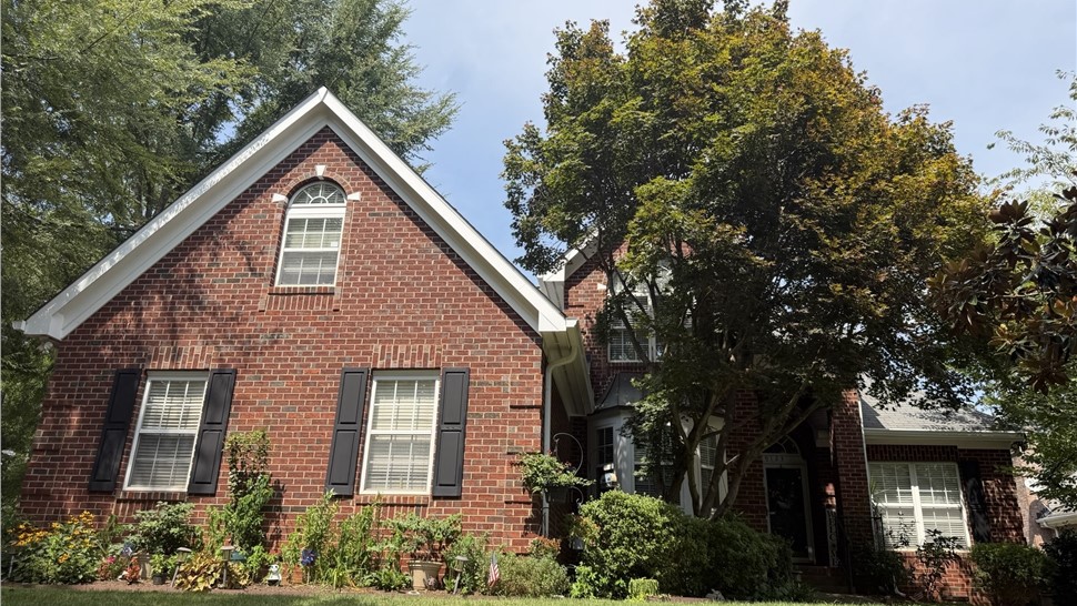 Gutters Project in Huntersville, North Carolina by Well Krafted Roofing