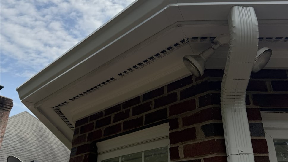 Gutters Project in Huntersville, North Carolina by Well Krafted Roofing