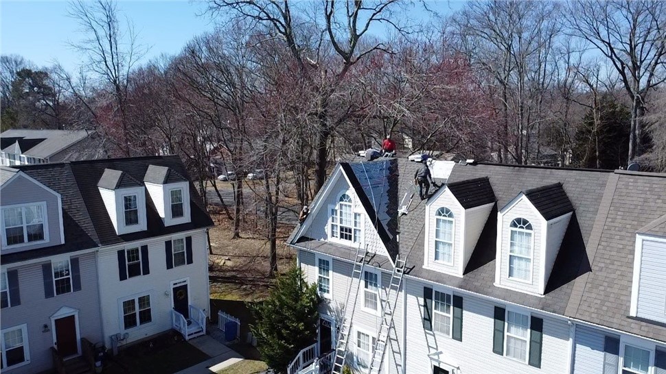 Gutters, Roofing Project in North Beach, Maryland by Wells Home Improvements