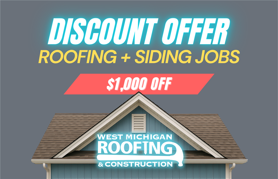 $1,000 Off Roofing or Siding Replacement