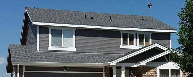 New roof on a house