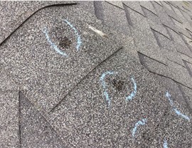 Roofing - Hail Damage Photo 2