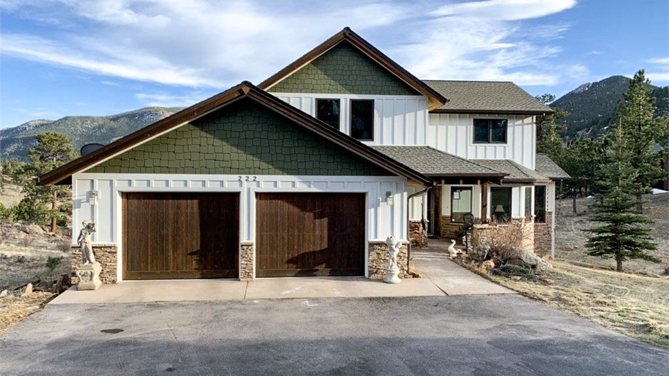 James Hardie siding installation in Estes Park Colorado after