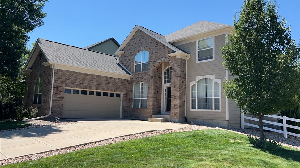 Home before siding installation in Longmont