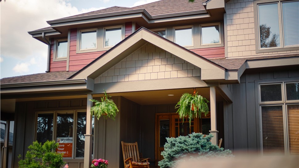 James Hardie siding, GAF roof and gutter installation in Boulder, Colorado