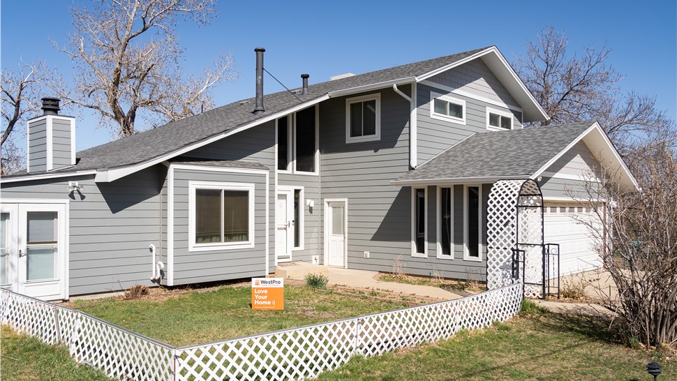 James Hardie siding installation in Longmont CO after