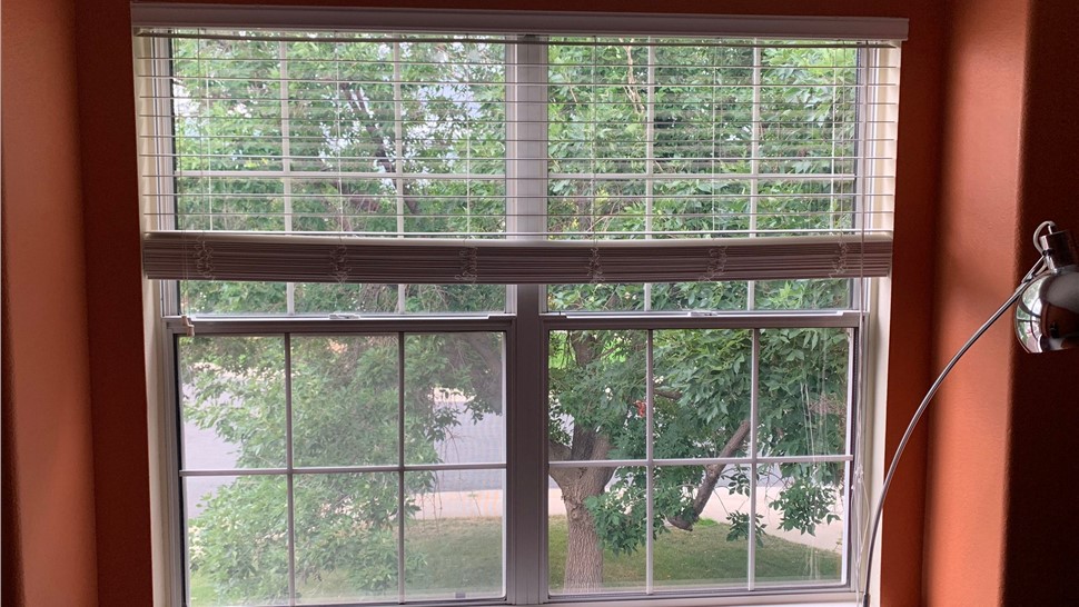 Old window in home in Lafayette Colorado before ProVia replacement window