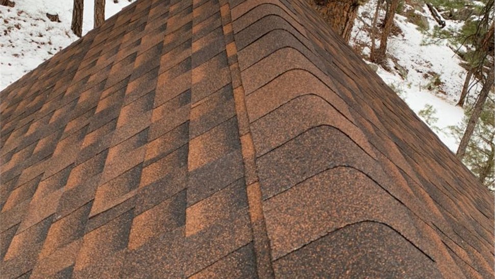 Completed GAF HD Shingle in Hickory Roof Replacement in Lyons Colorado