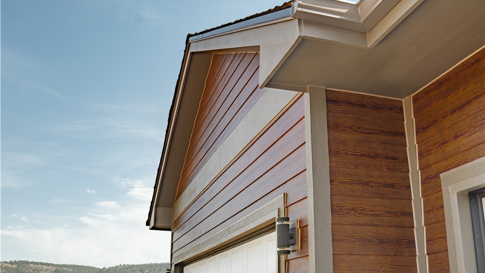 James Hardie siding installation in Lyons Colorado after