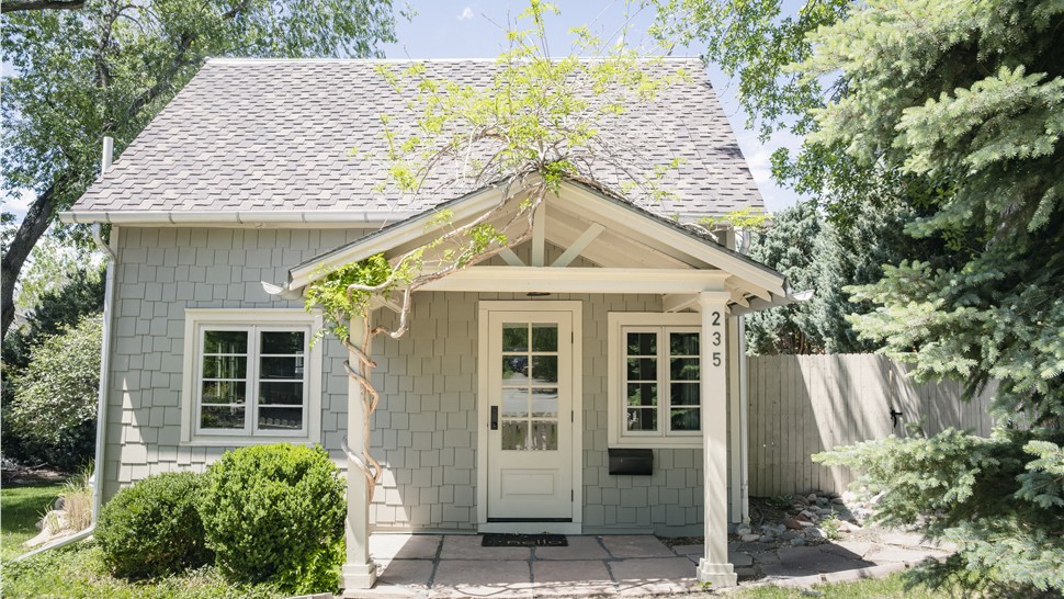 James Hardie siding installation in Longmont Colorado after