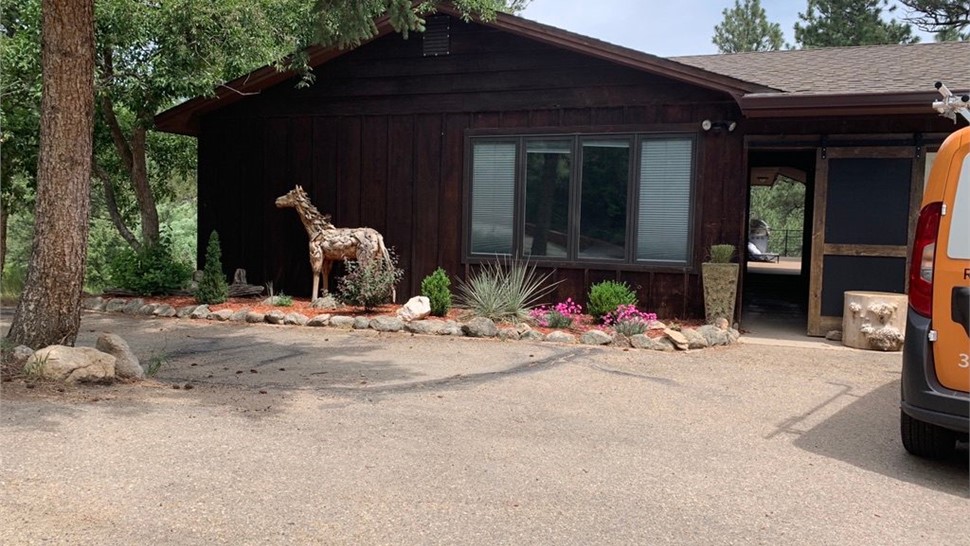 Inspection photos before a full siding installation in Boulder, Co