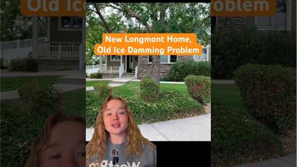 Completed roof replacement with WestPro yard sign in front of a Longmont, Colorado home