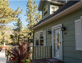 Lyons home before James Hardie siding installation