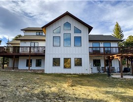 James Hardie siding installation in Estes Park Colorado after