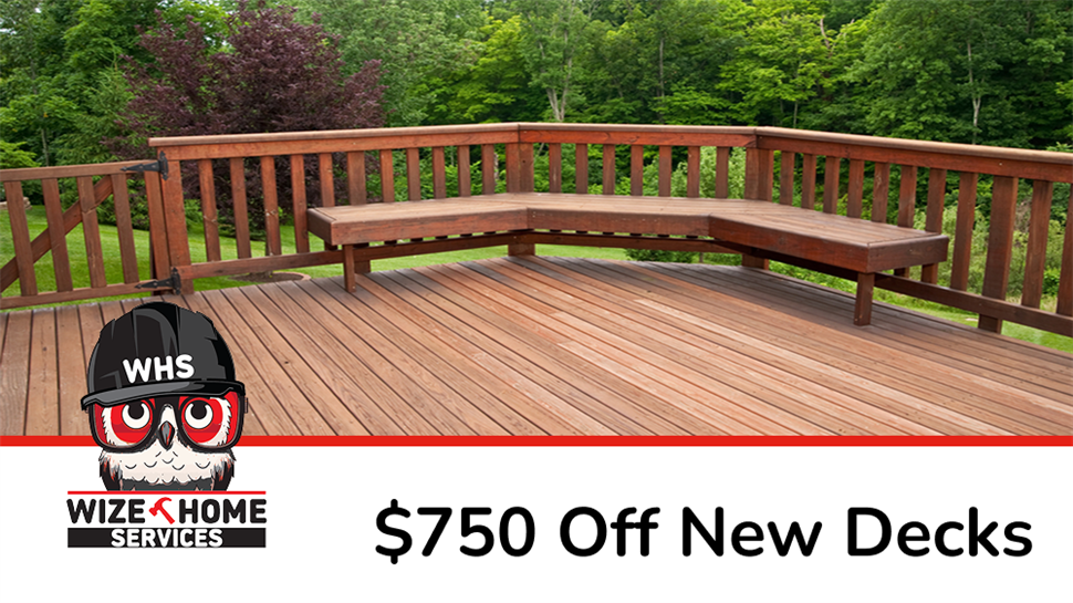 Save $750 on New Deck Installation in Hickory