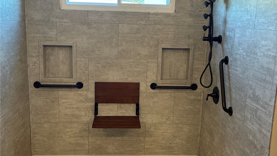 Bathrooms Project in Granite Falls, North Carolina by Wize Home Services