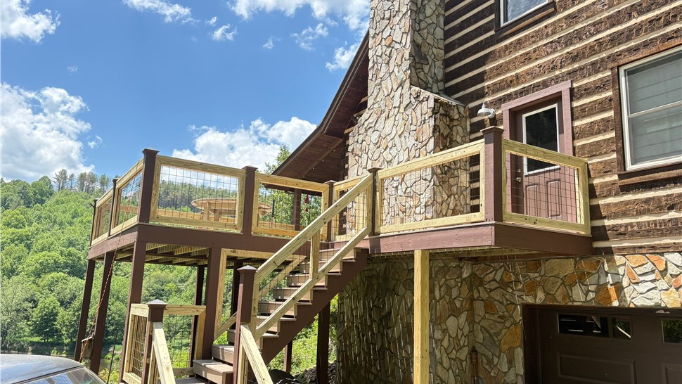 Decks Project in Laurel Springs, North Carolina by Wize Home Services